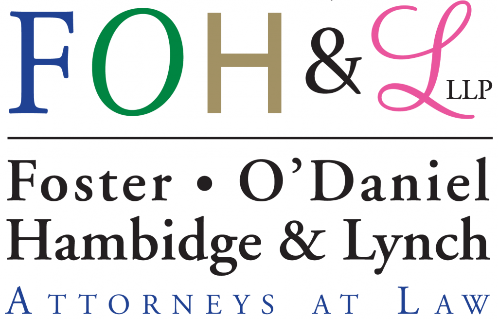 Rectangular version of Foster, O'Daniel, Hambidge & Lynch logo on white background